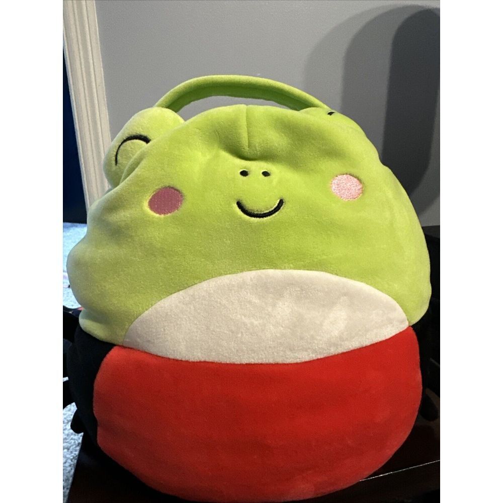 Squishmallows Wendy the Spider Frog Halloween Plush Treat‎ Pail Candy Bucket